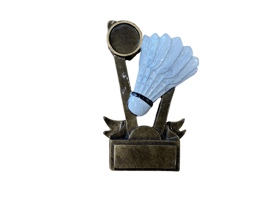 Badminton Shuttlecock Resin Awards - 3 sizes