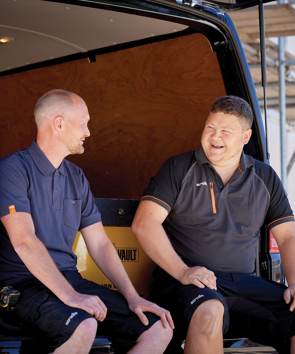 Trade Active Scruffs 2XL Black Polo Shirt