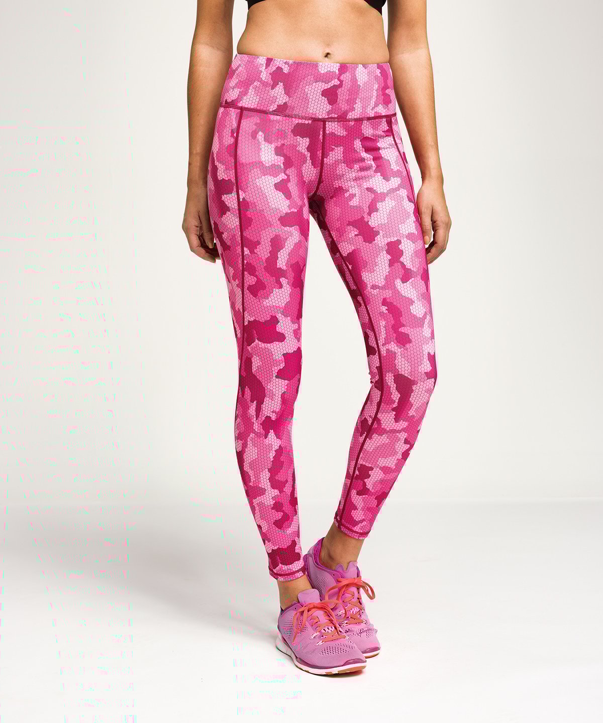 Women's TriDri® performance Hexoflage® camo print leggings