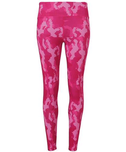 Women's TriDri® performance Hexoflage® camo print leggings